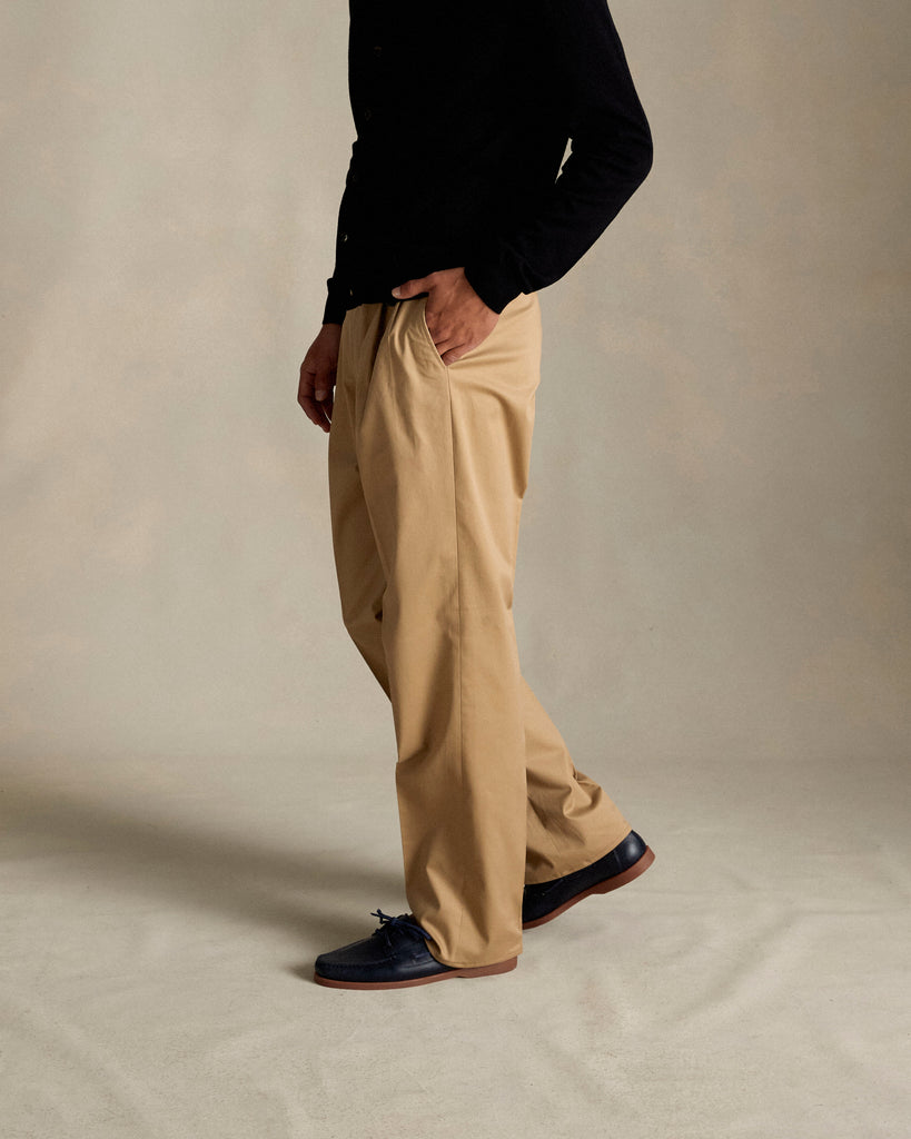 P Johnson Taupe Chino Trousers