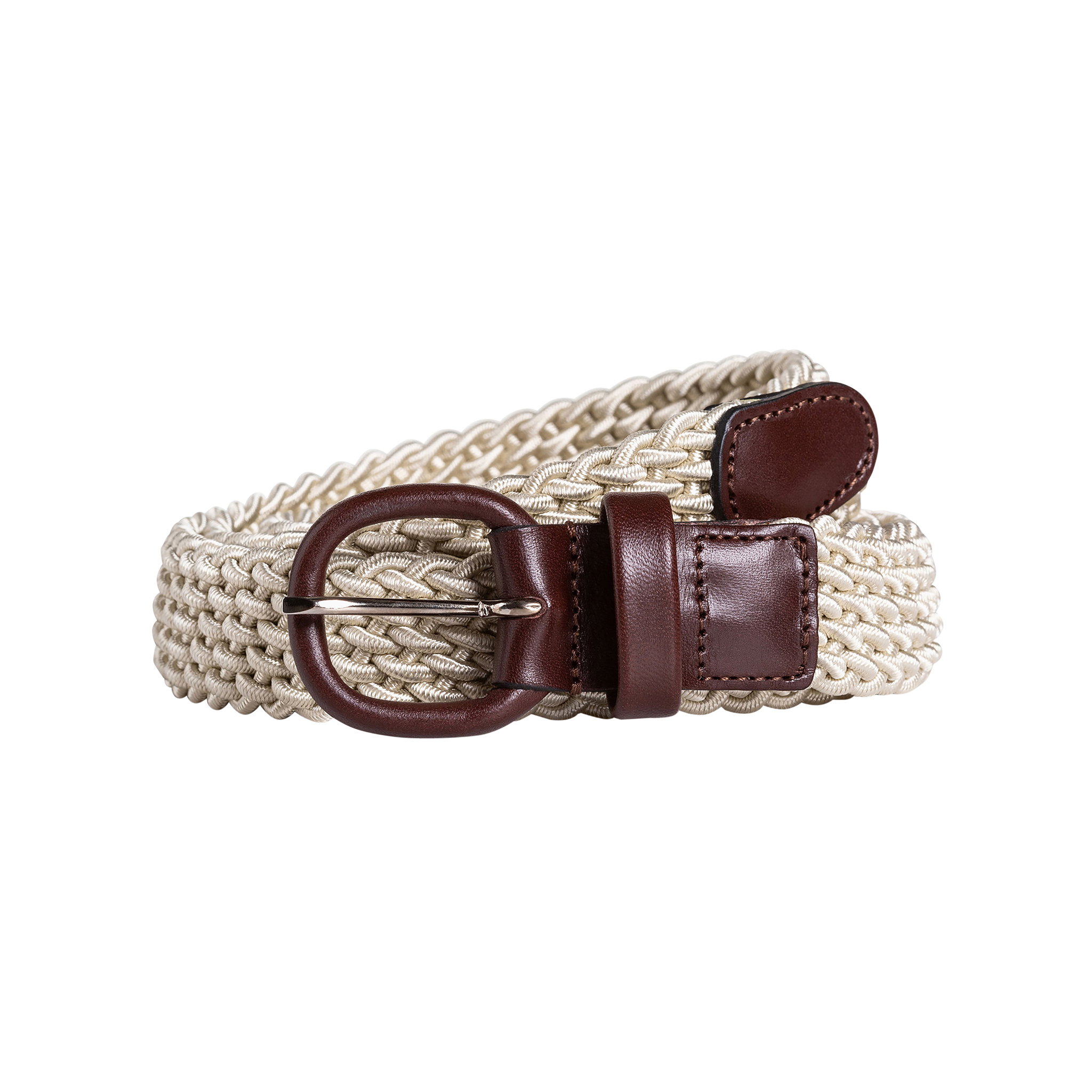 P Johnson Beige Elasticated Belt
