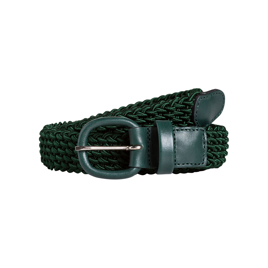 Deep Green Elasticated Belt P Johnson