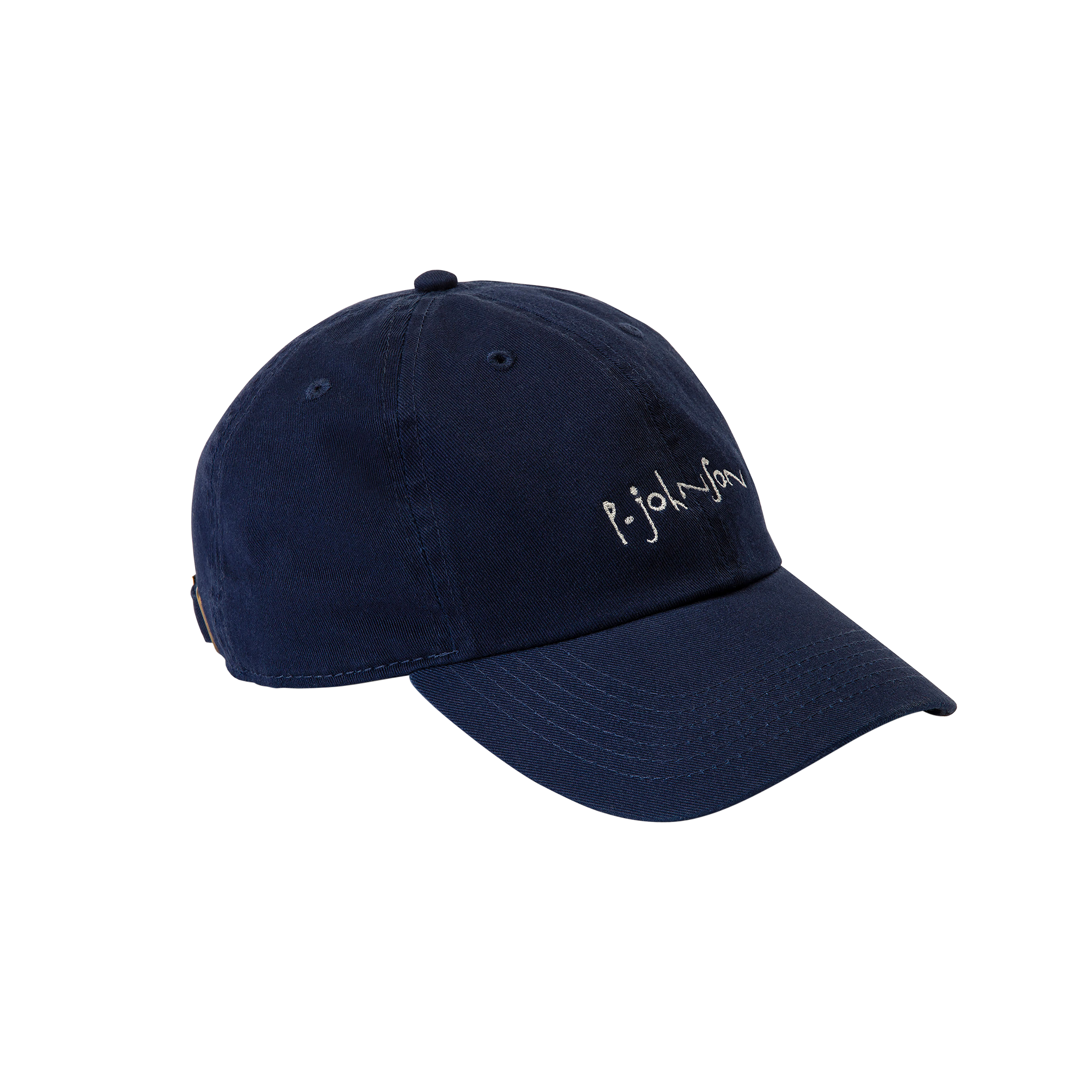 P Johnson Navy Femme Logo Dad Cap