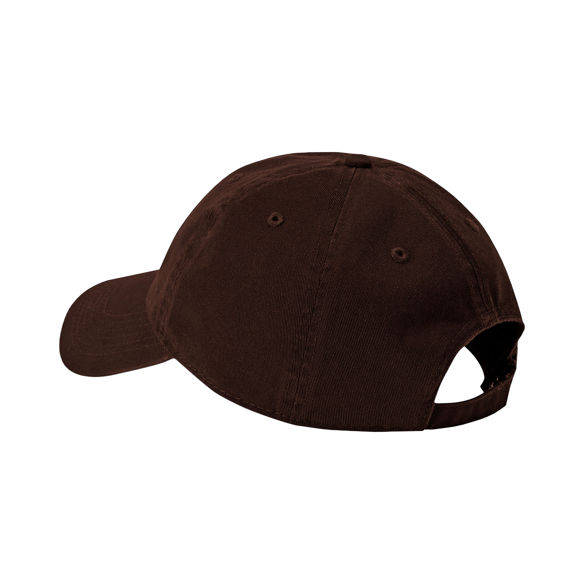 Brown Dad Cap with P Johnson Logo