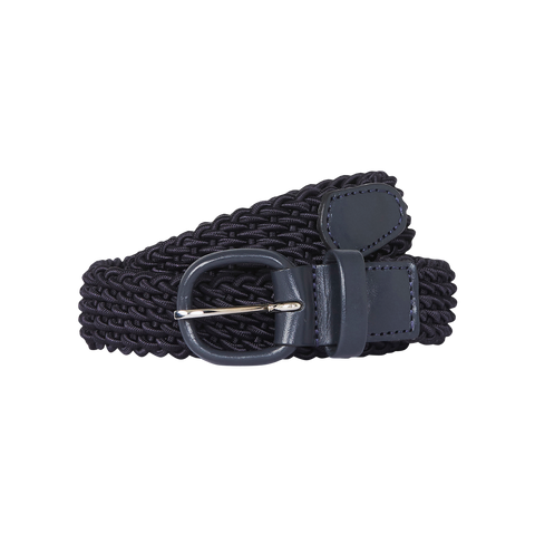 Navy elasticated belt best sale