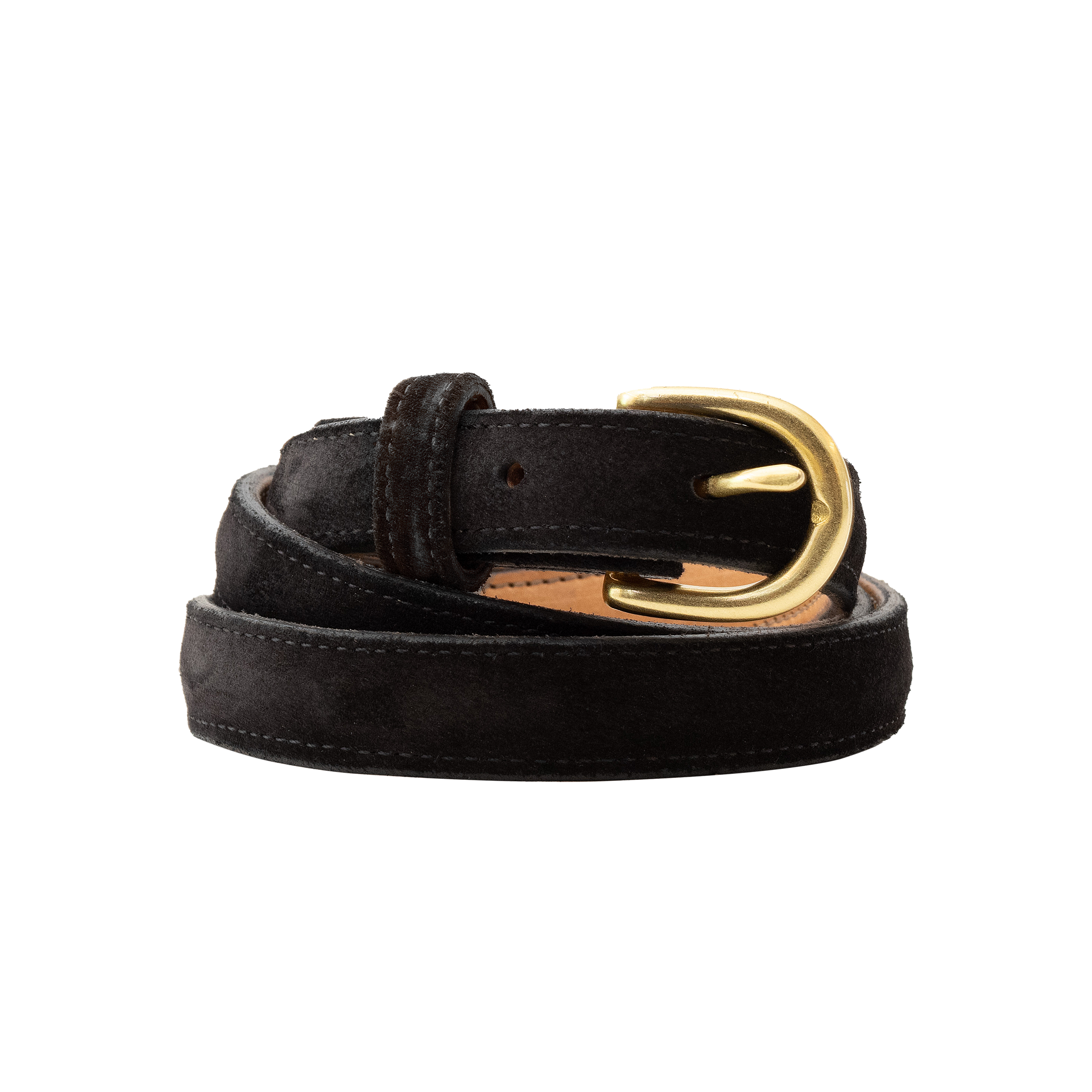 Black Suede Belt - 25mm | P Johnson