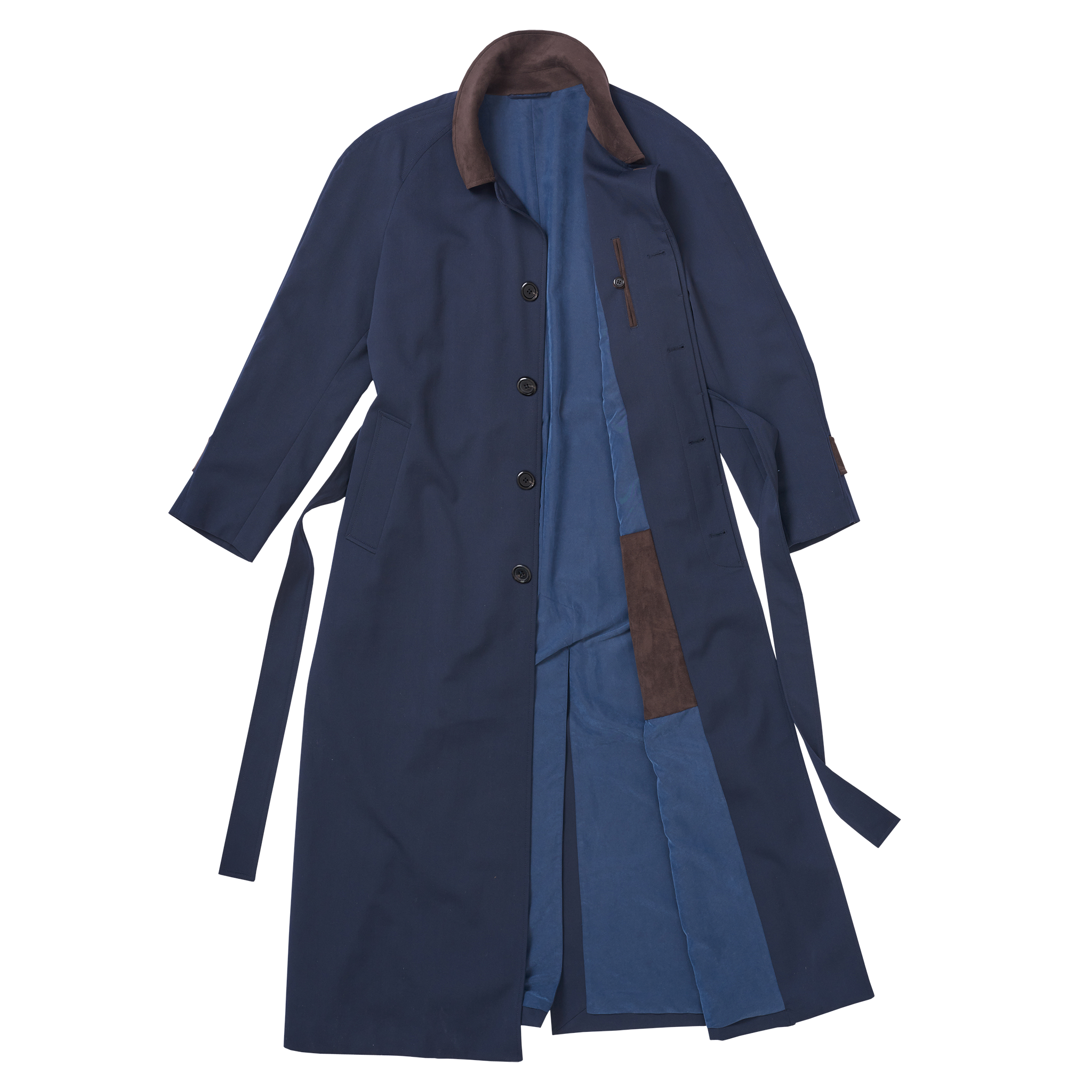 P Johnson Navy Technical Raglan Coat
