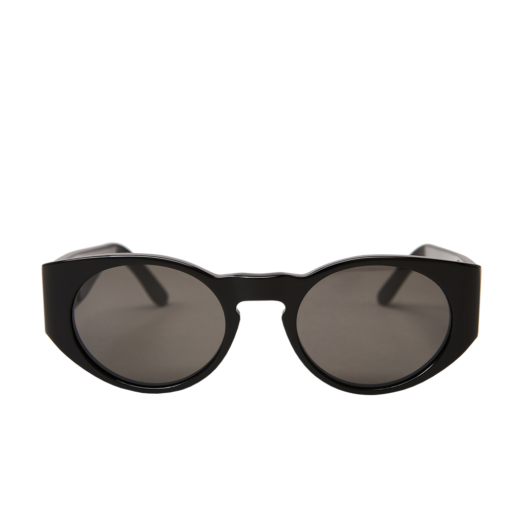 P Johnson A.S.O Antique Black Polished Sunglasses