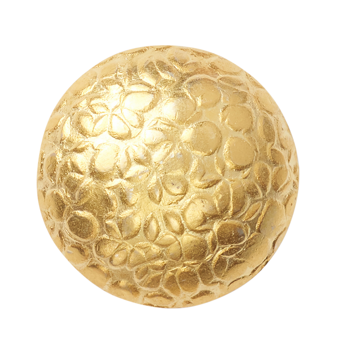 Godl Button Textured Dome Gold Button Large