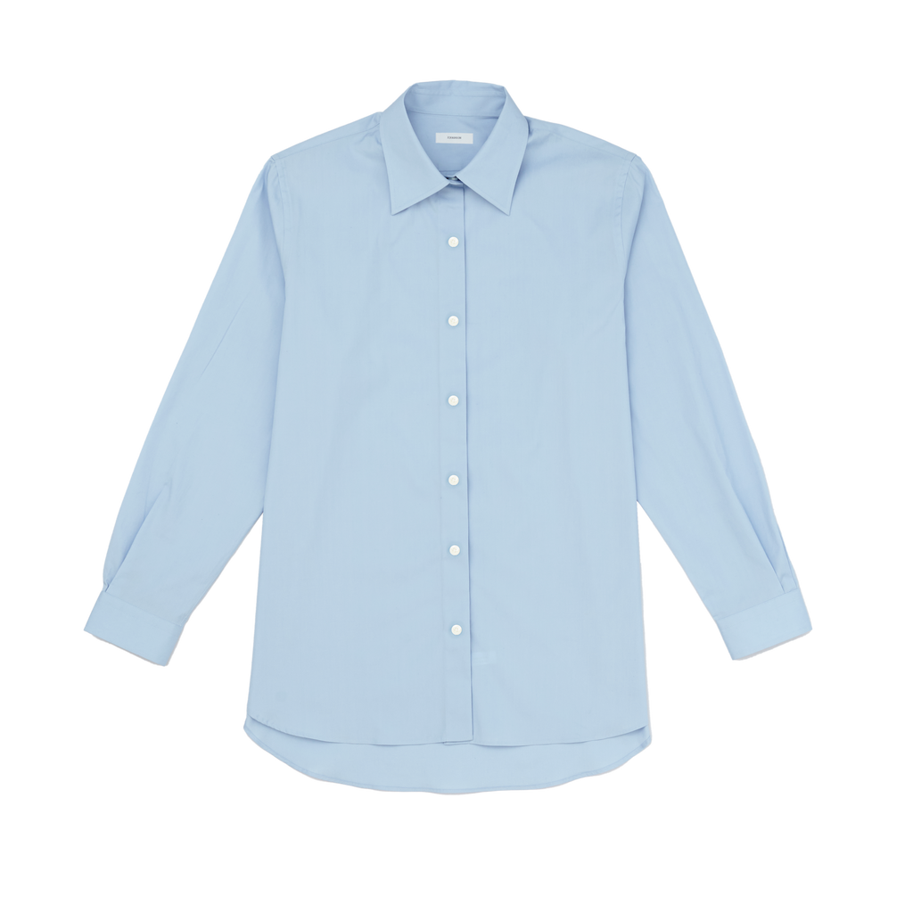 Mid Blue Poplin Classic Shirt