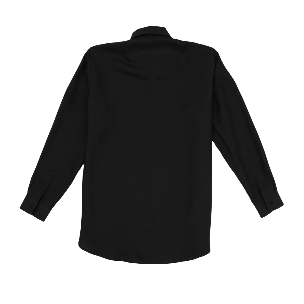 Black Silk Classic Shirt