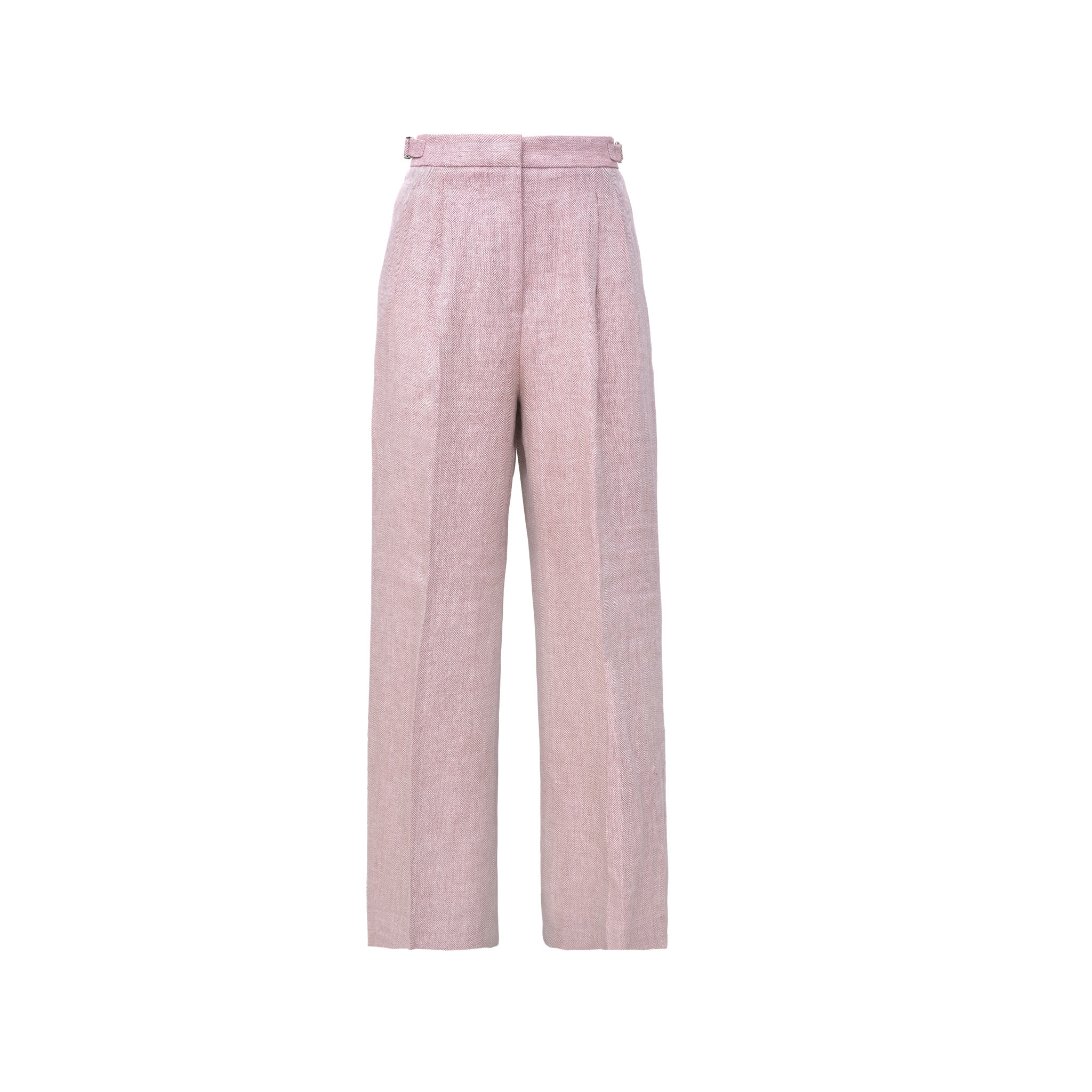Blush Herringbone Perriand Trousers
