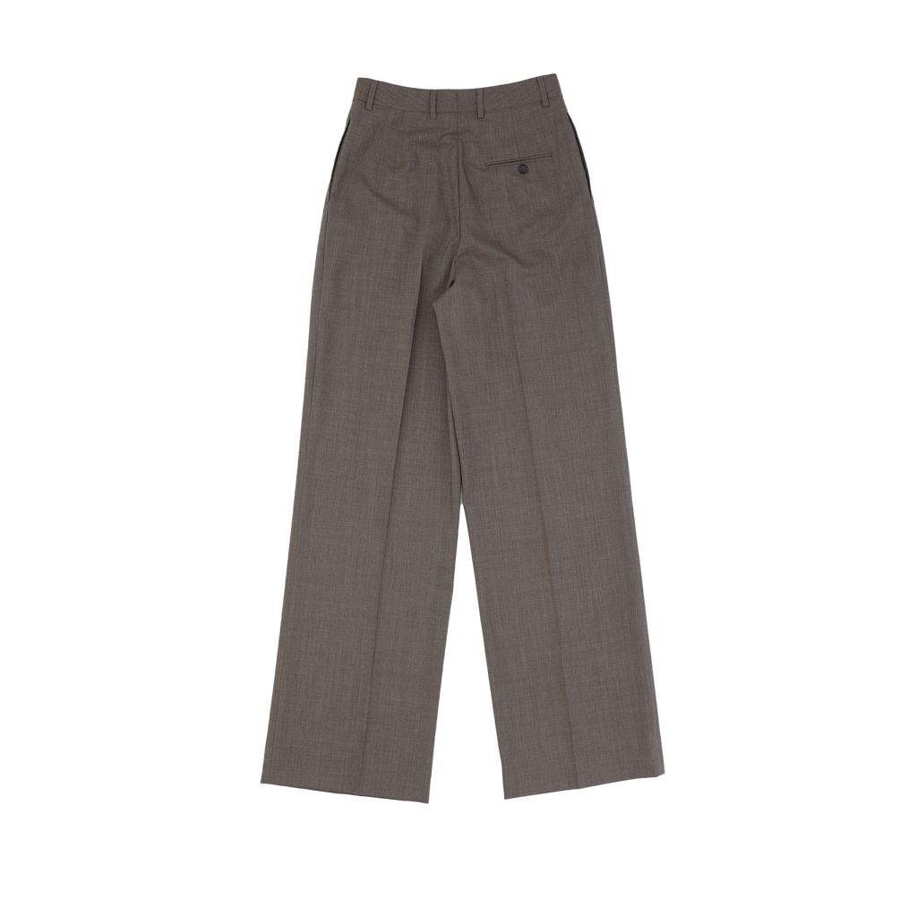 P Johnson Brown Wool Perriand Trousers