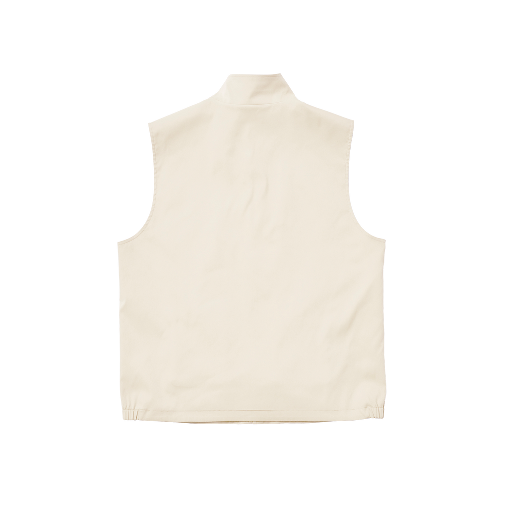 P Johnson Beige Matte Links Vest