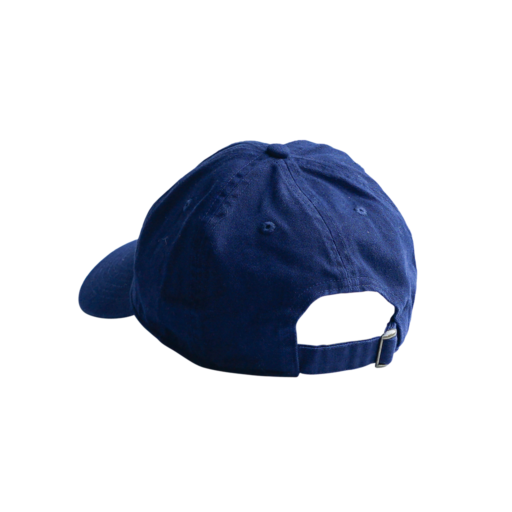 P Johnson Navy Dad Cap with Waves Patch