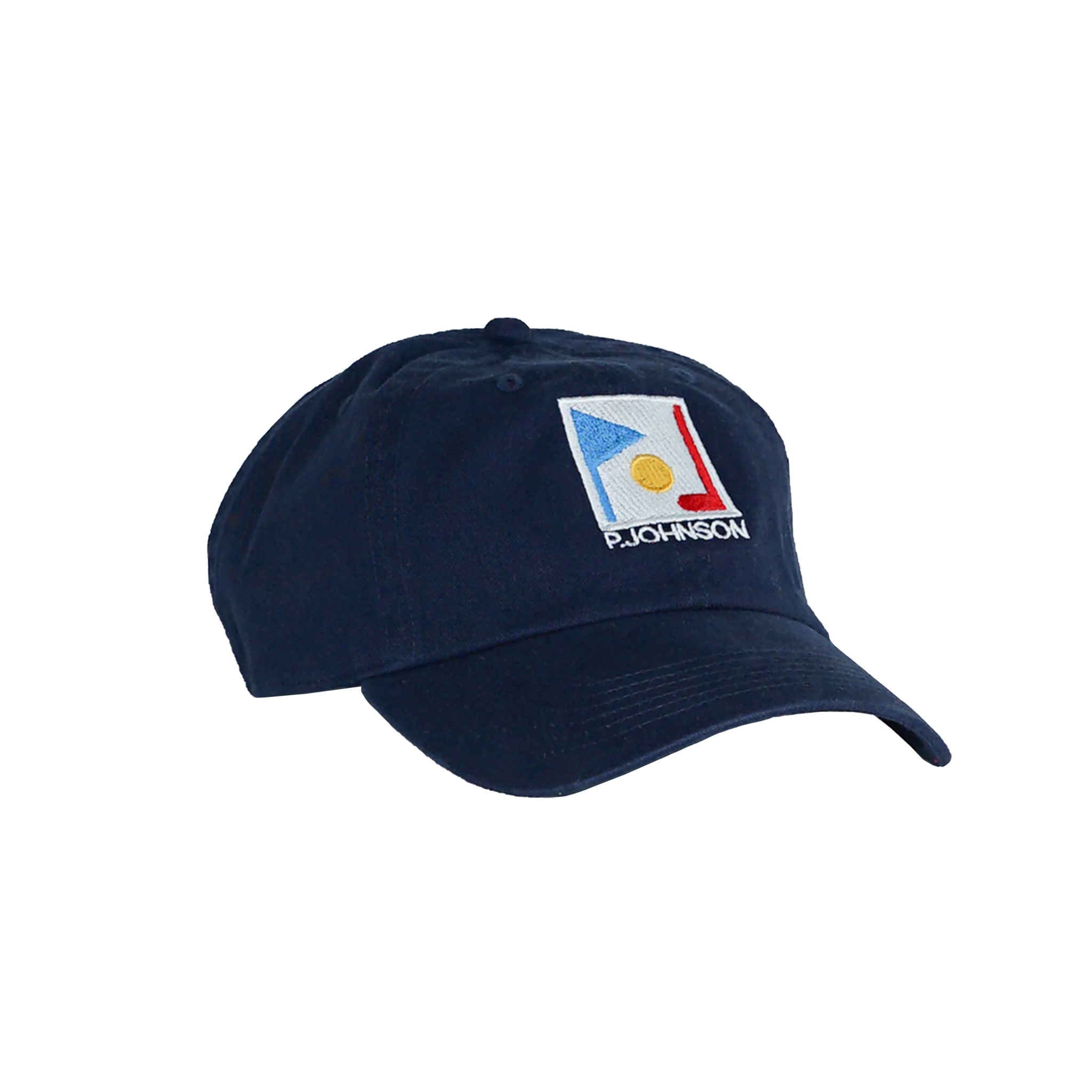 P Johnson Navy Golf Dad Cap