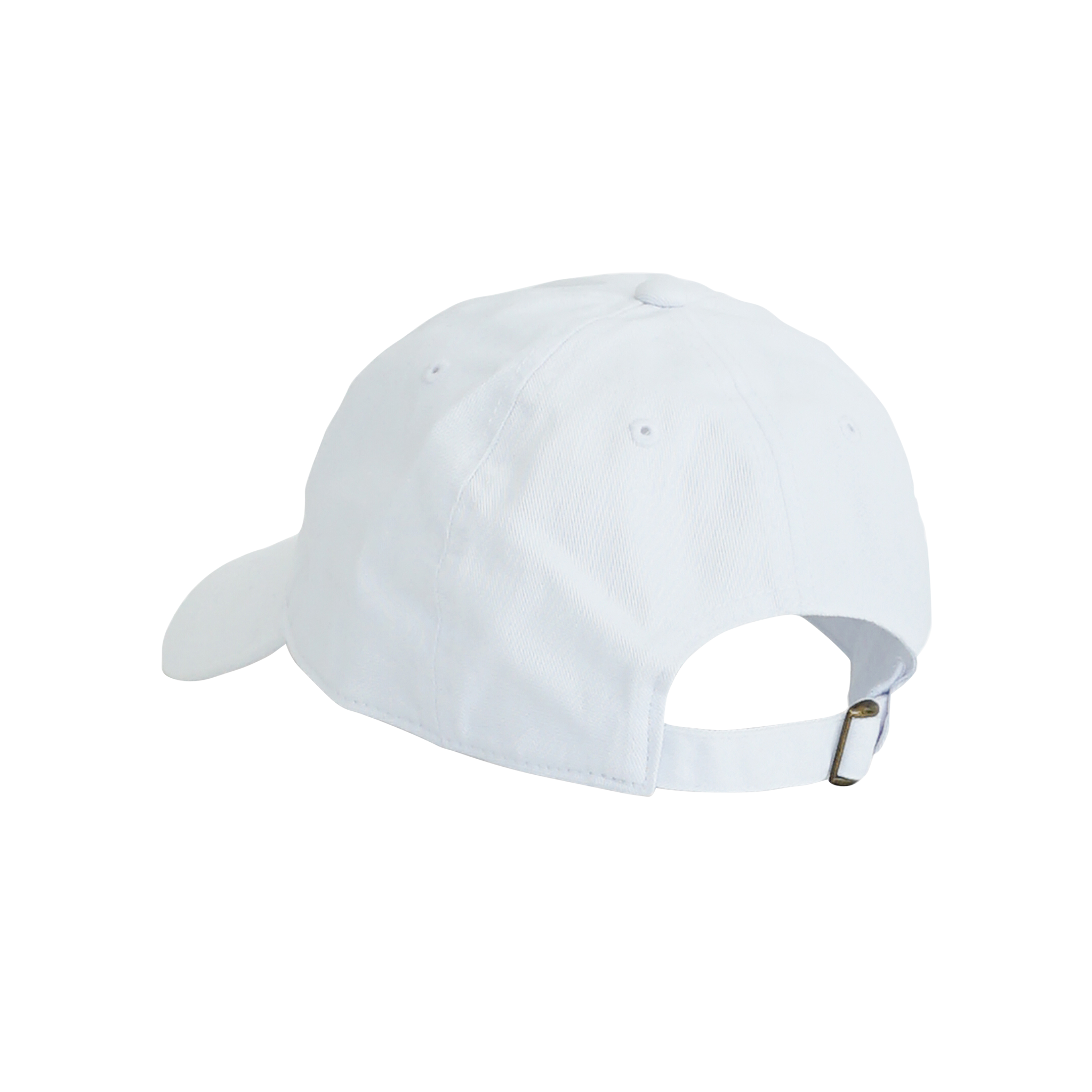 P Johnson White Tennis Dad Cap