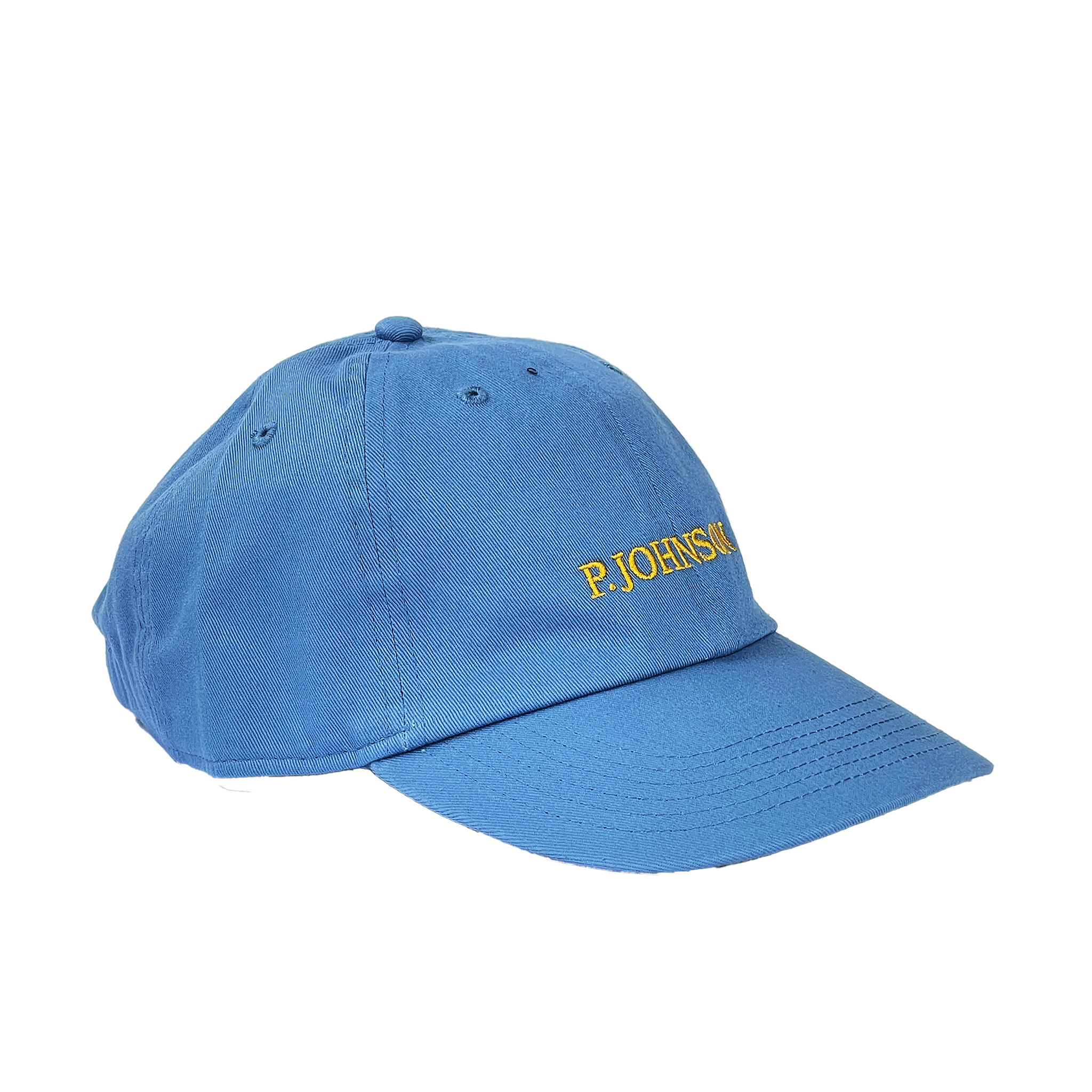 P Johnson Harbour Blue Serif Dad Cap