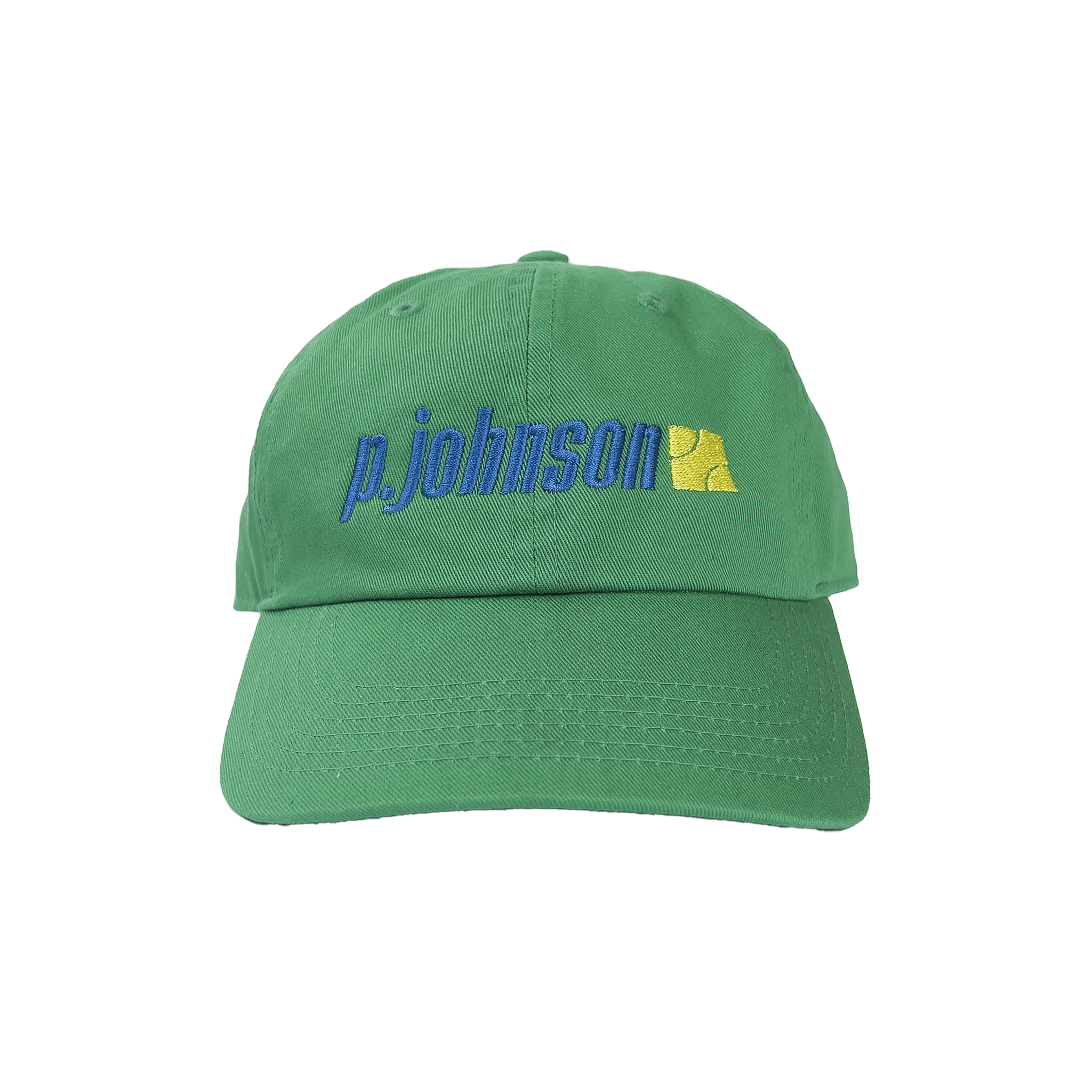 P Johnson Kelly Green Tennis Dad Cap