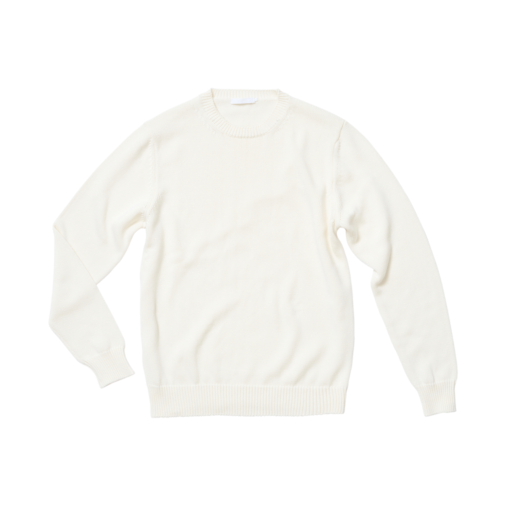 White cotton hot sale pullover sweater