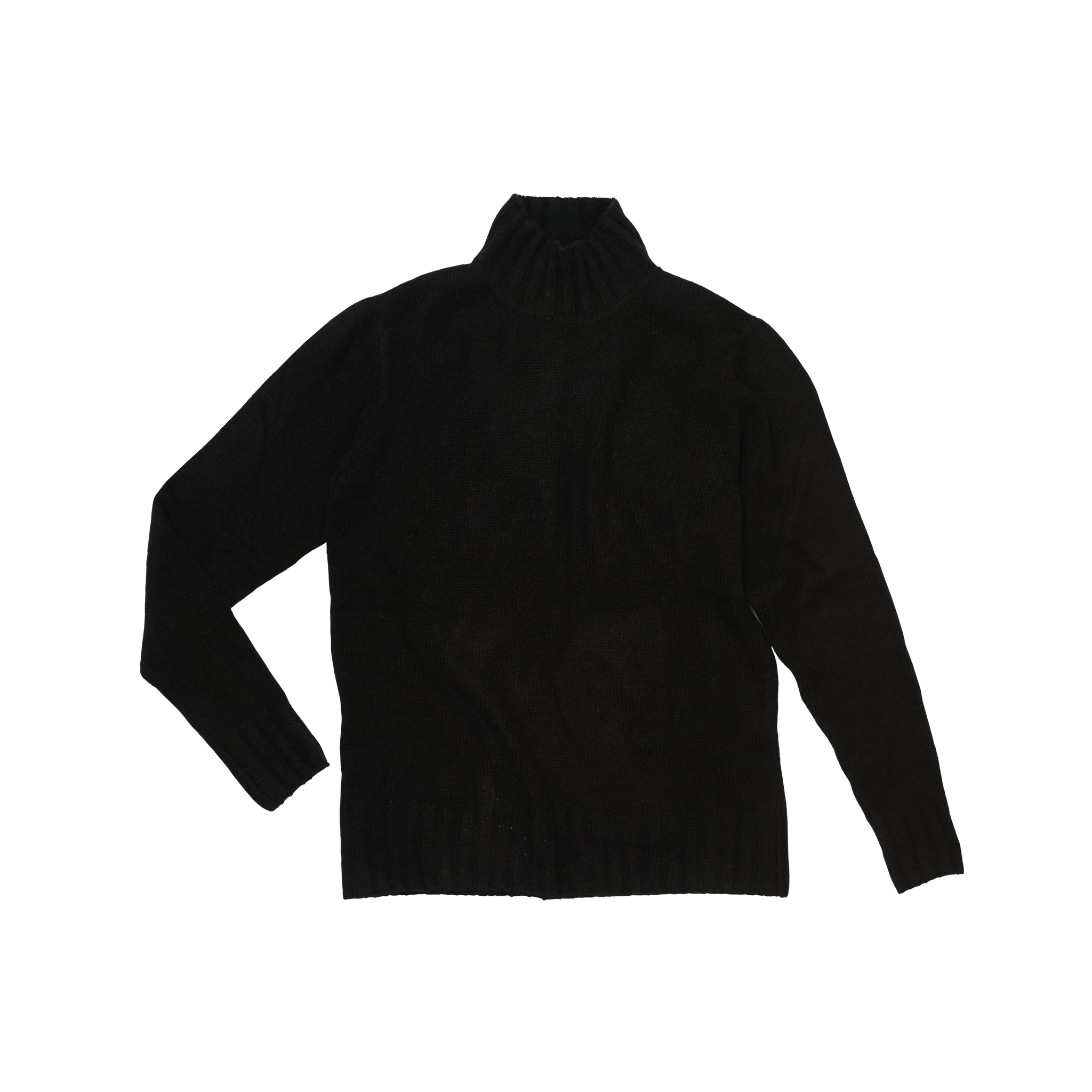 P Johnson Black Cashmere Alpine Sweater