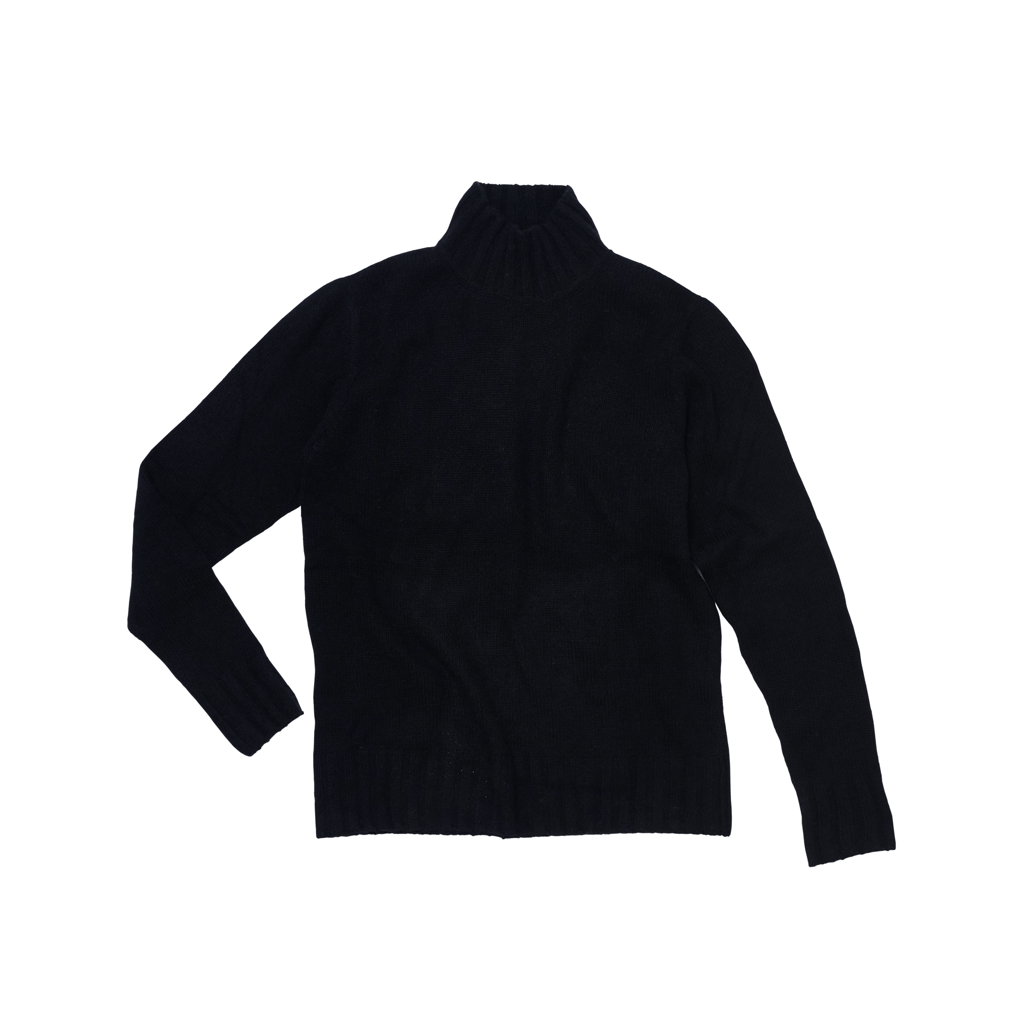 P Johnson Navy Cashmere Alpine Sweater