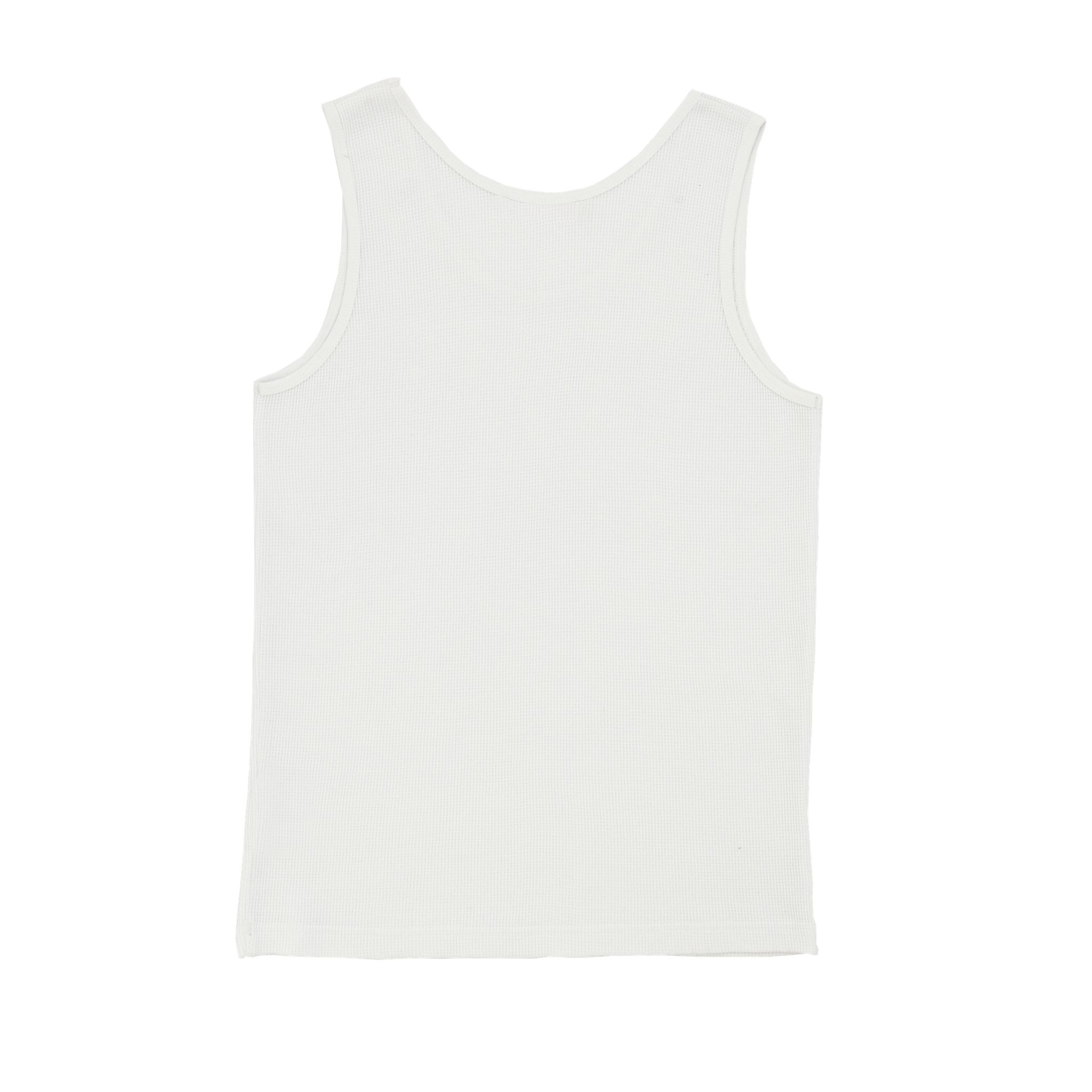 White Waffle Tank