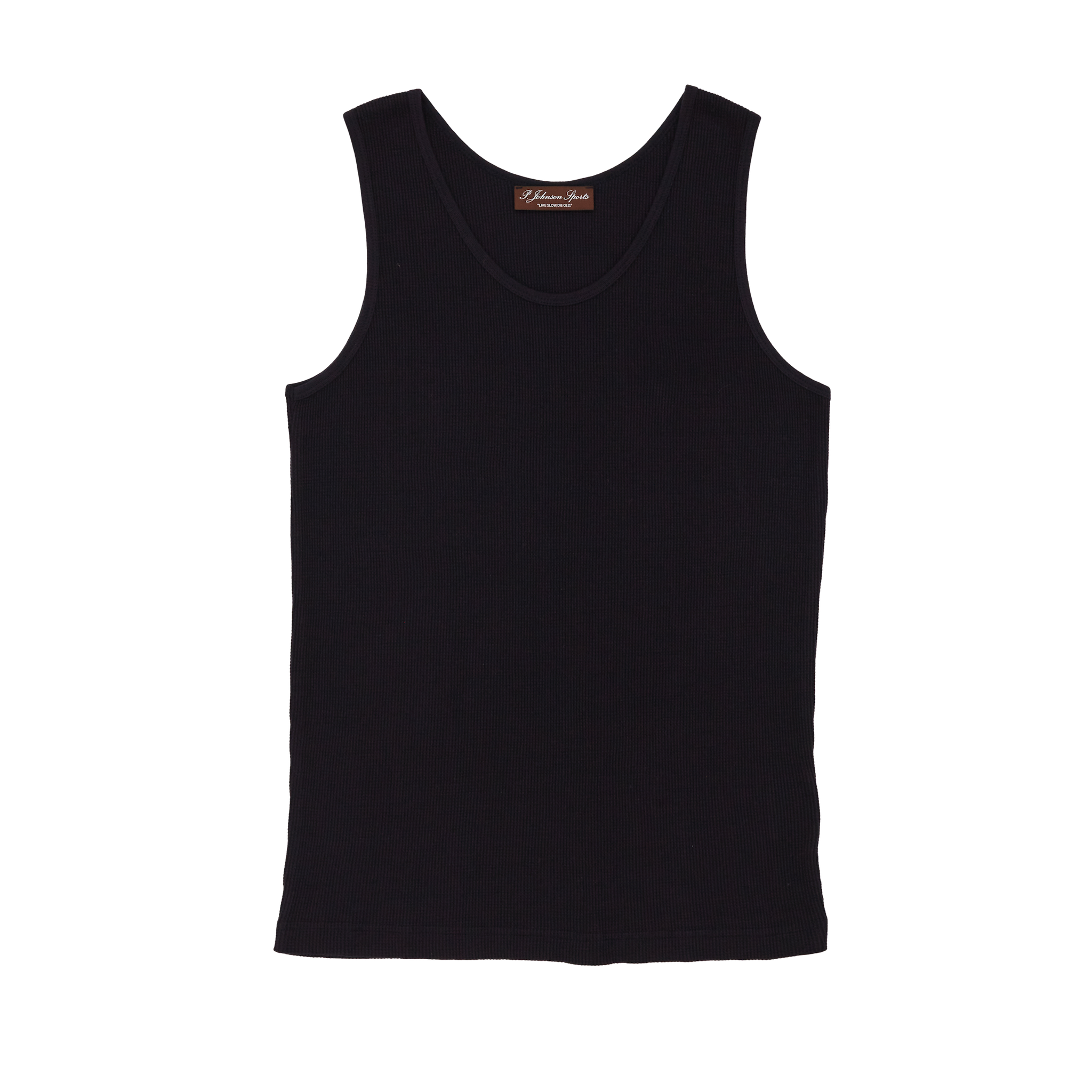 Navy Waffle Tank