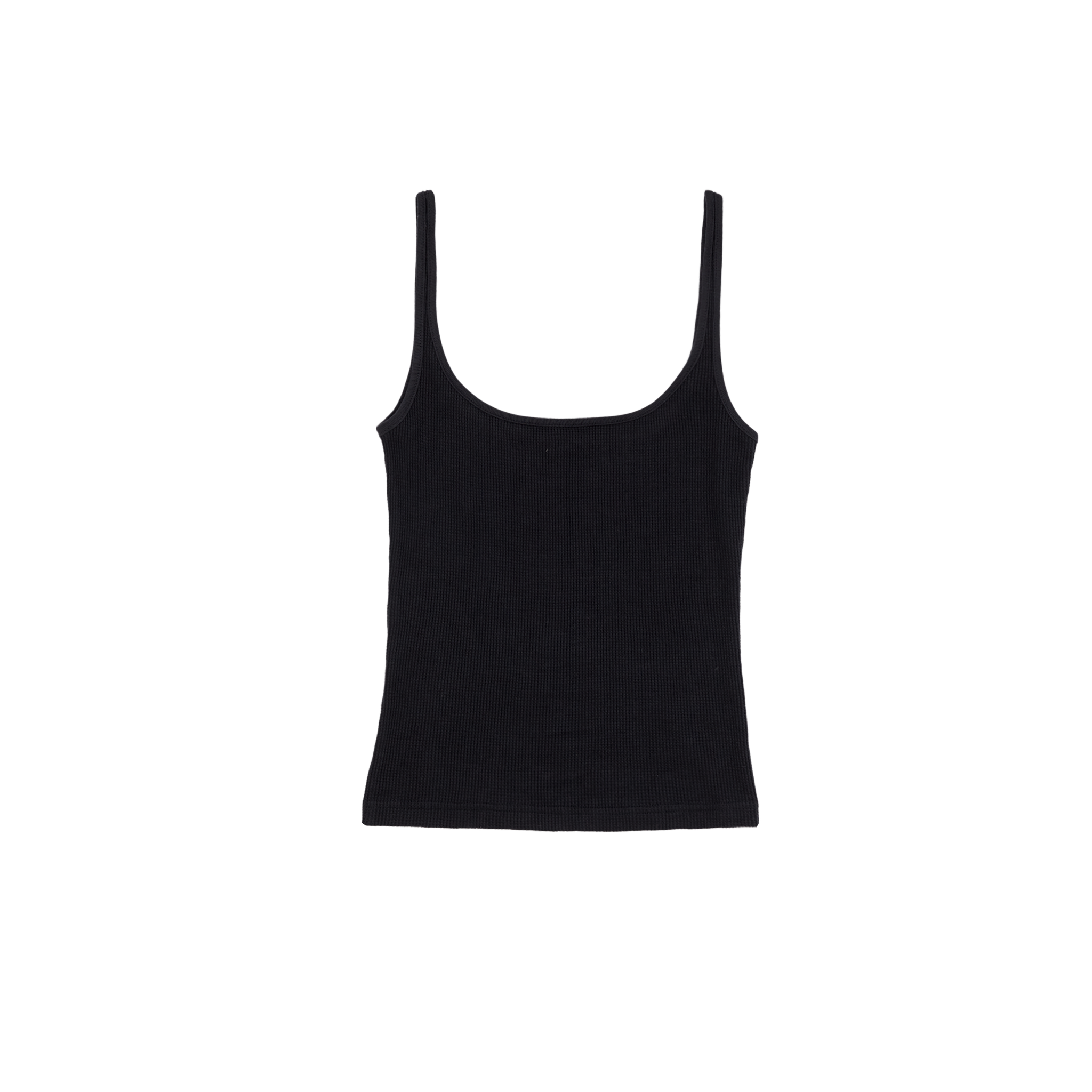 Black Waffle Camisole