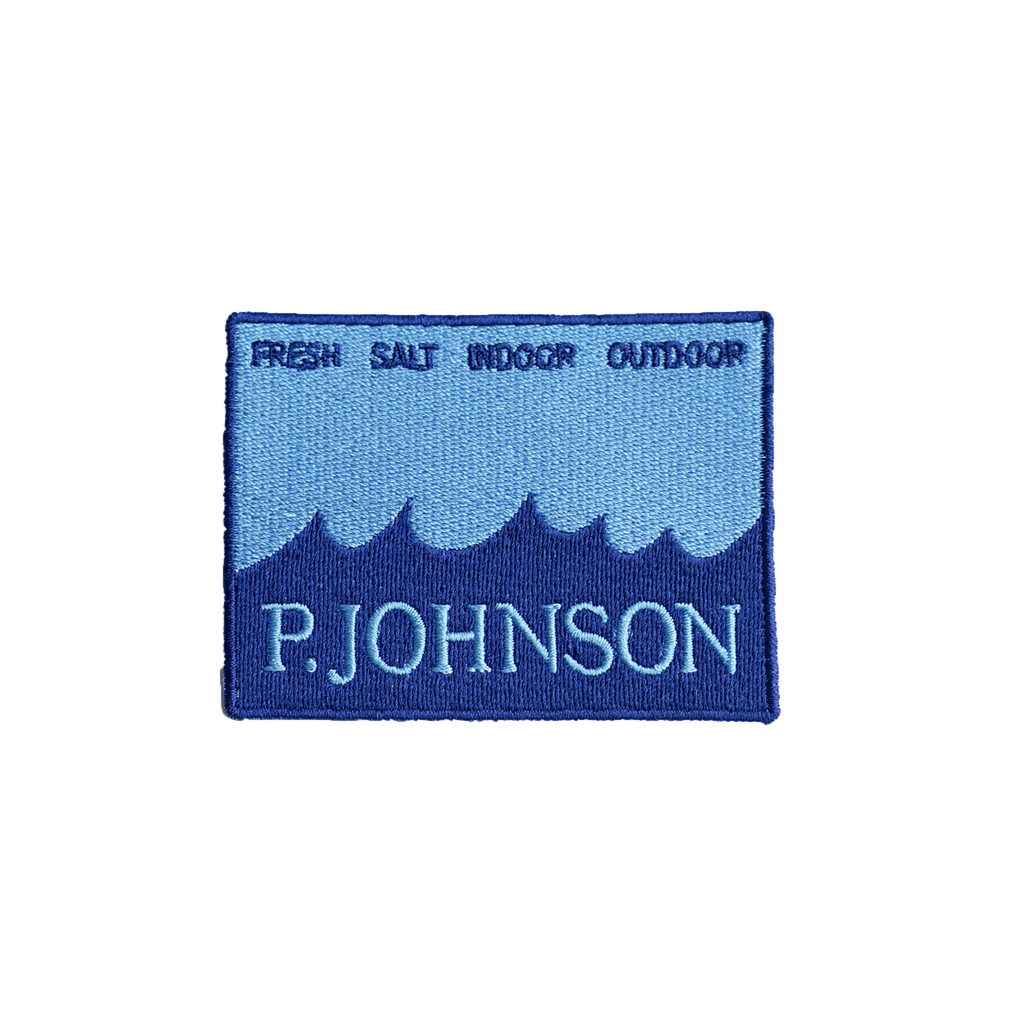 P Johnson Waves Embroidered Badge