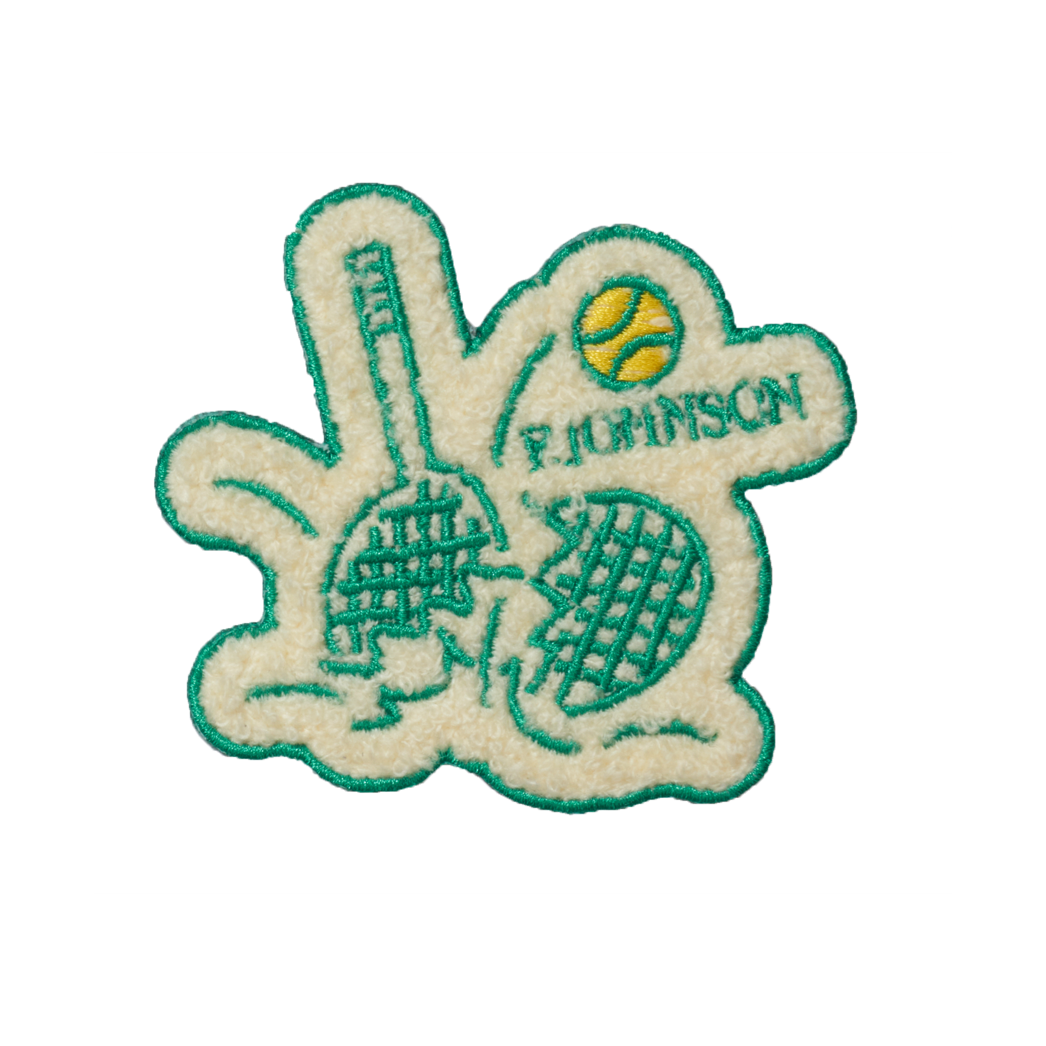 P Johnson Tennis Badge