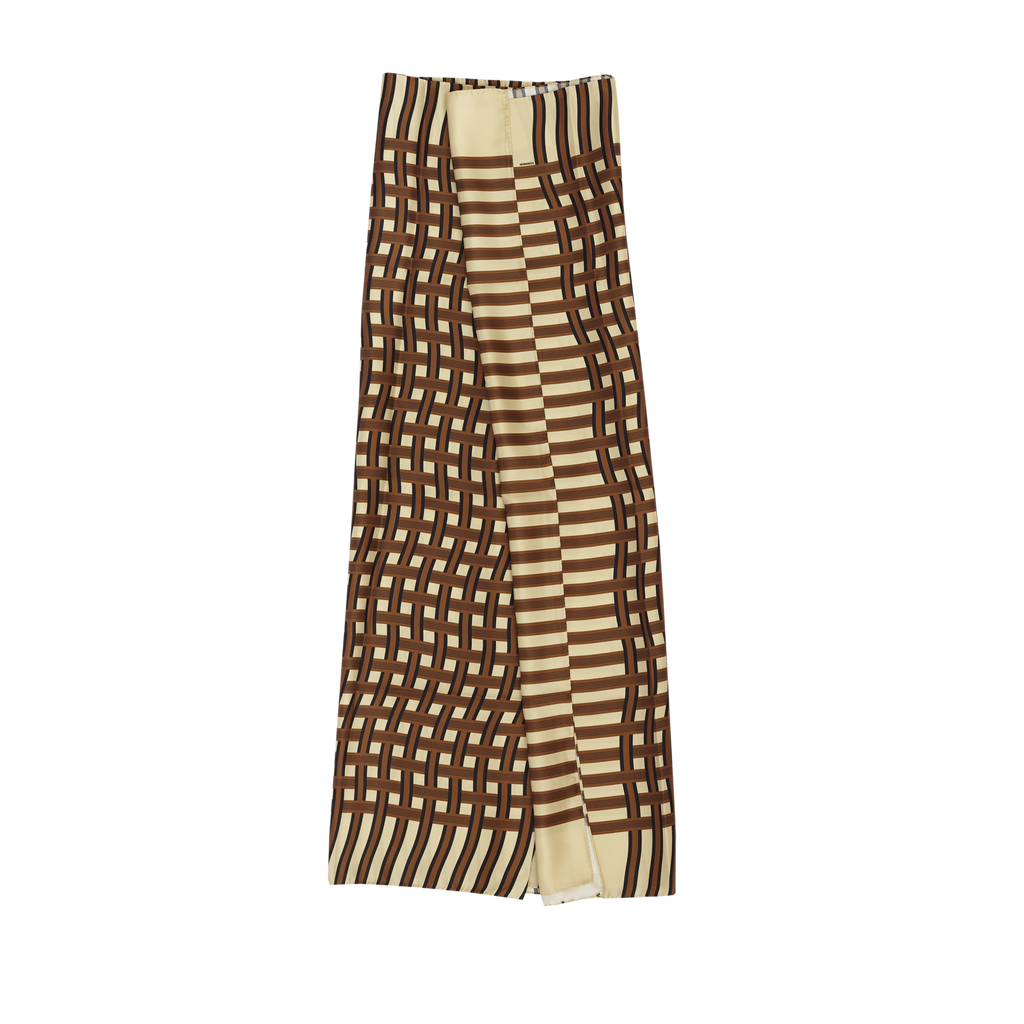 Terracotta Weave Silk Sarong