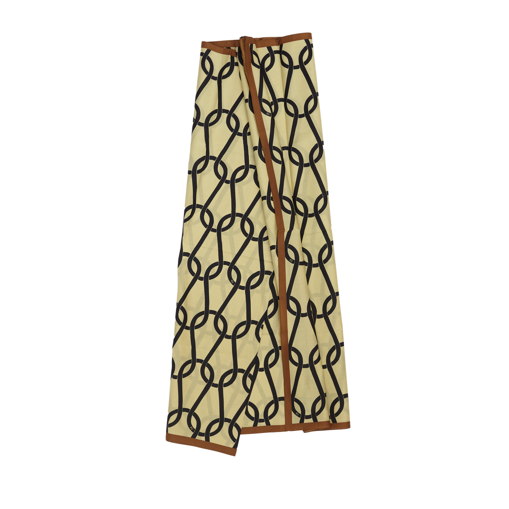 Taupe Chainmail Cotton Sarong