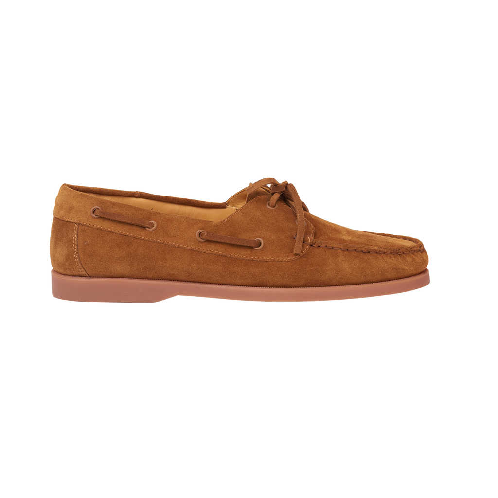 P Johnson Snuff Suede Boat Shoes