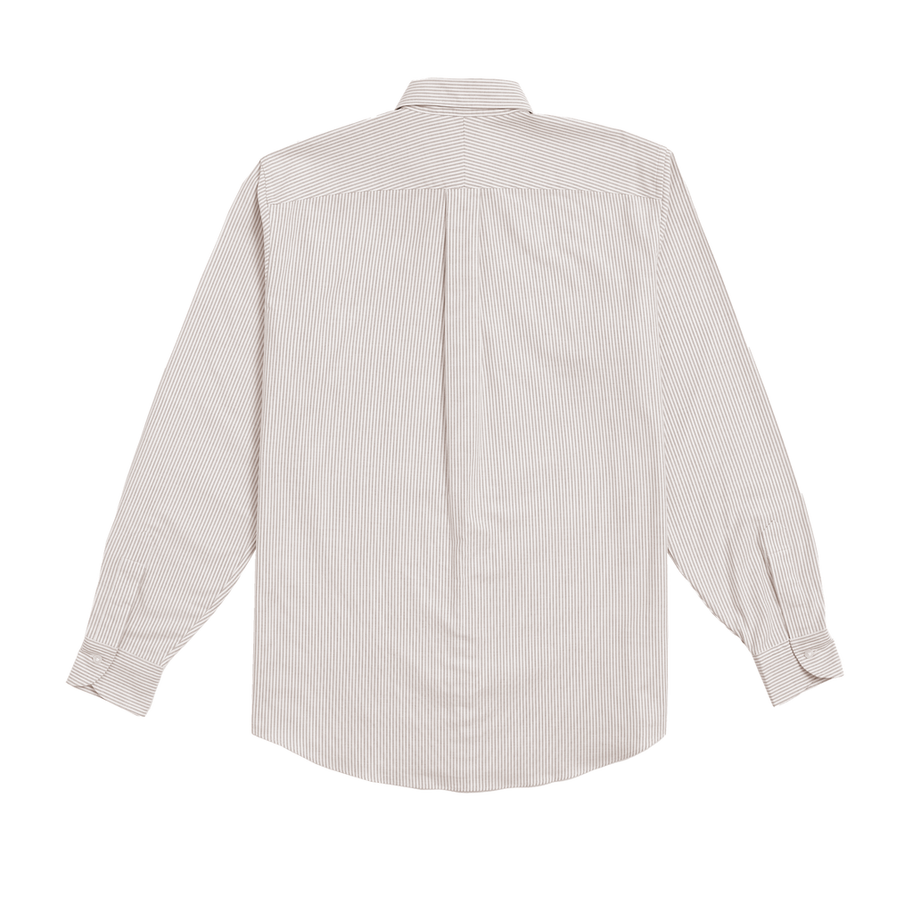 Brown Stripe Oxford Shirt
