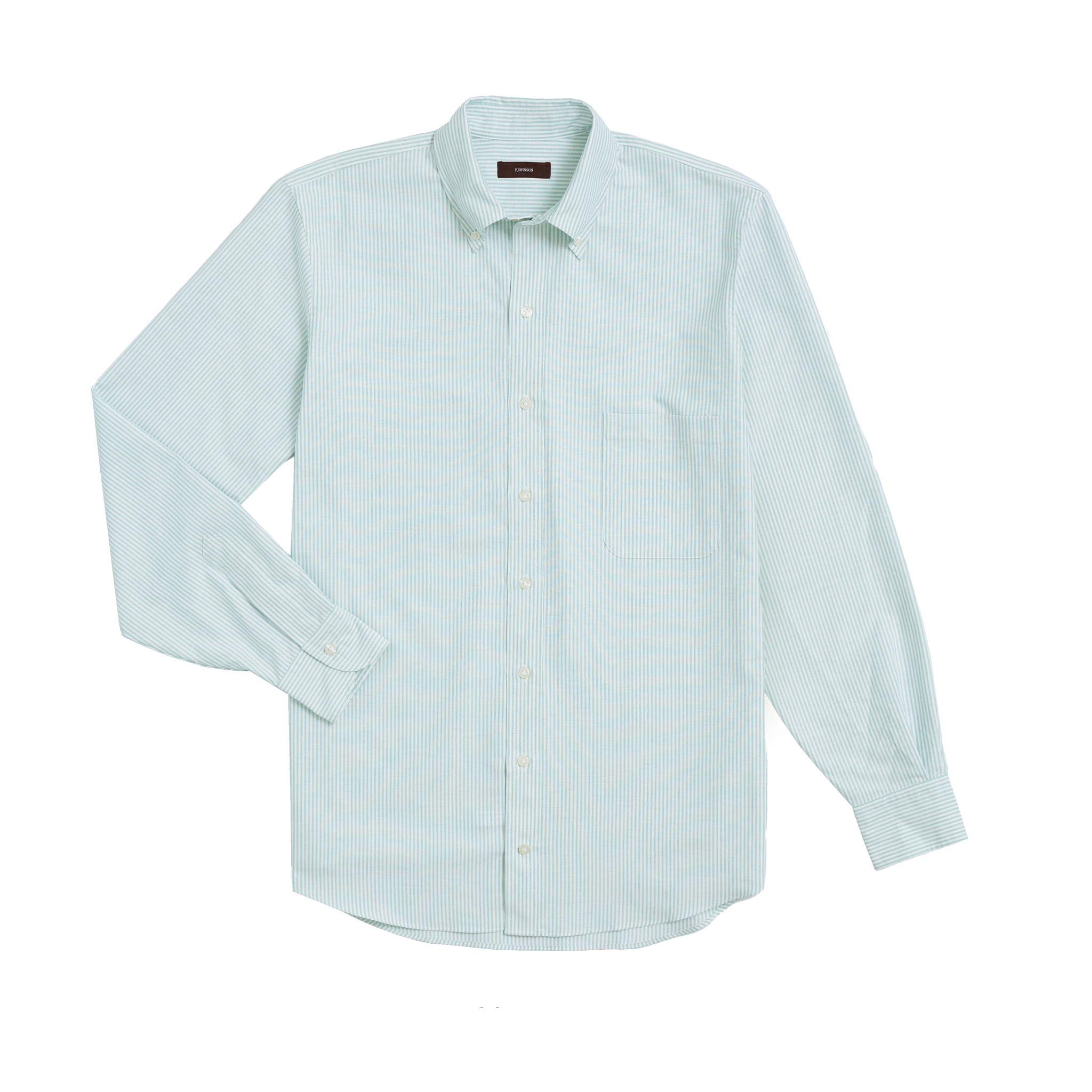 Green Stripe Oxford Shirt