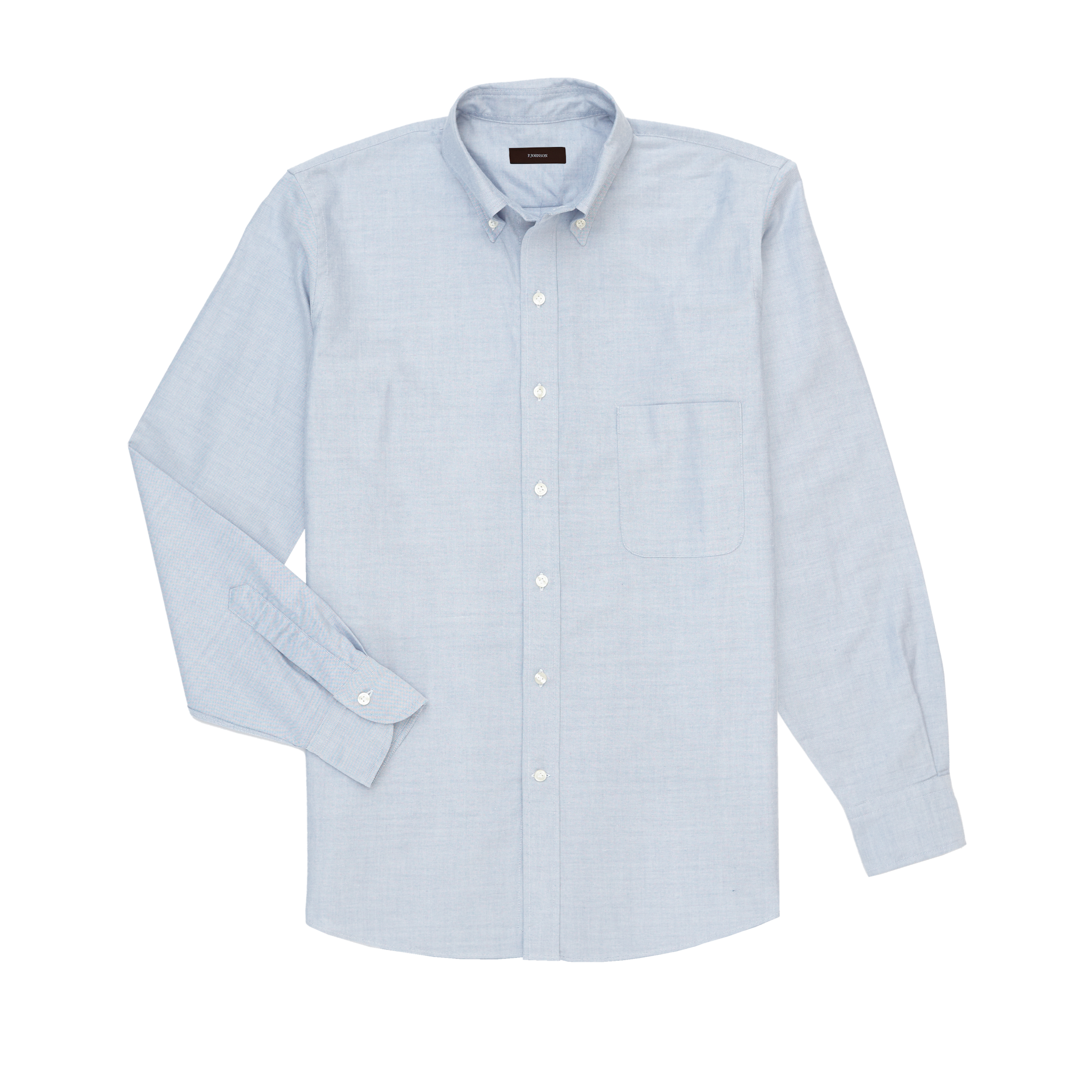 P Johnson Mid Blue Oxford Shirt