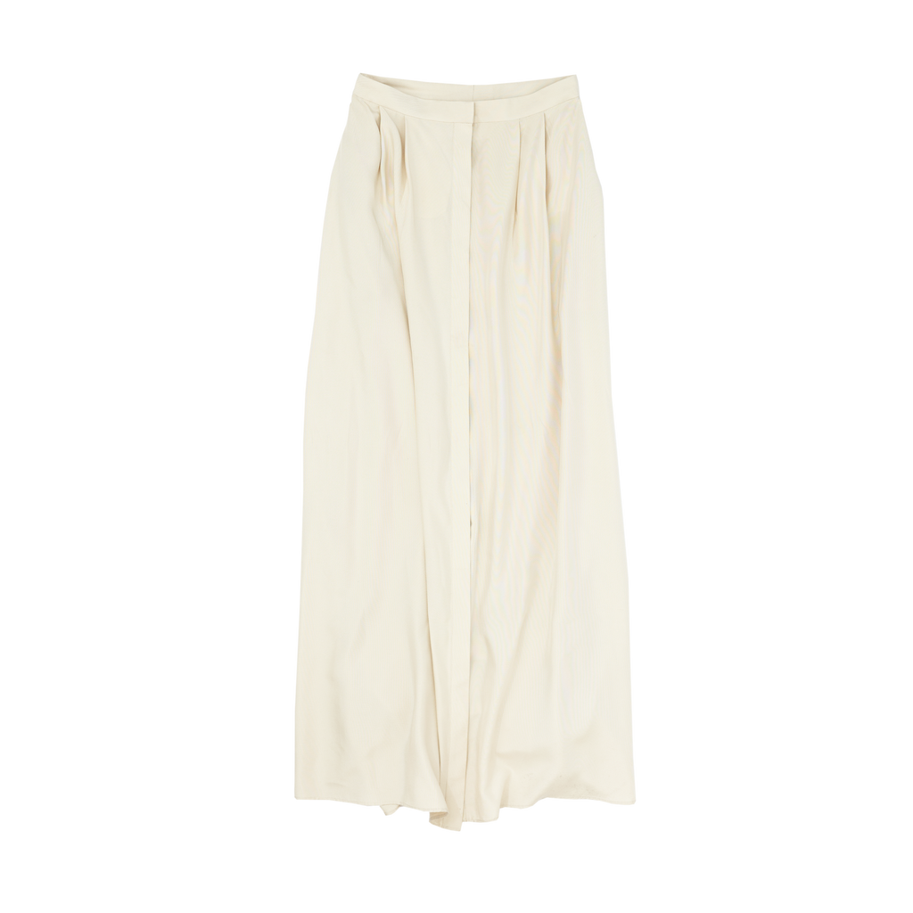Beige Silk Kahlo Skirt