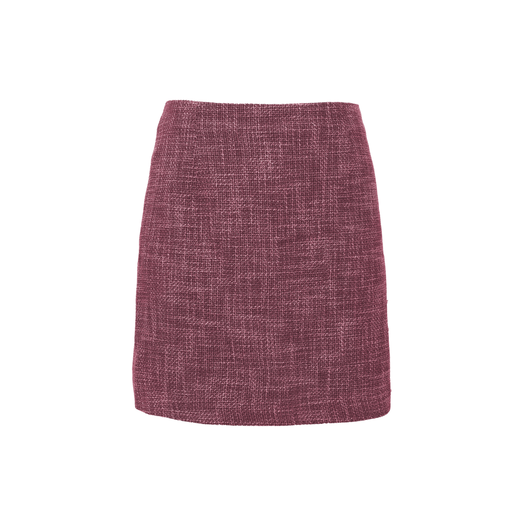 Cherry Boucle Celine Skirt