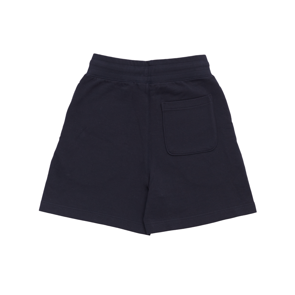 Navy Organic Cotton Track Shorts