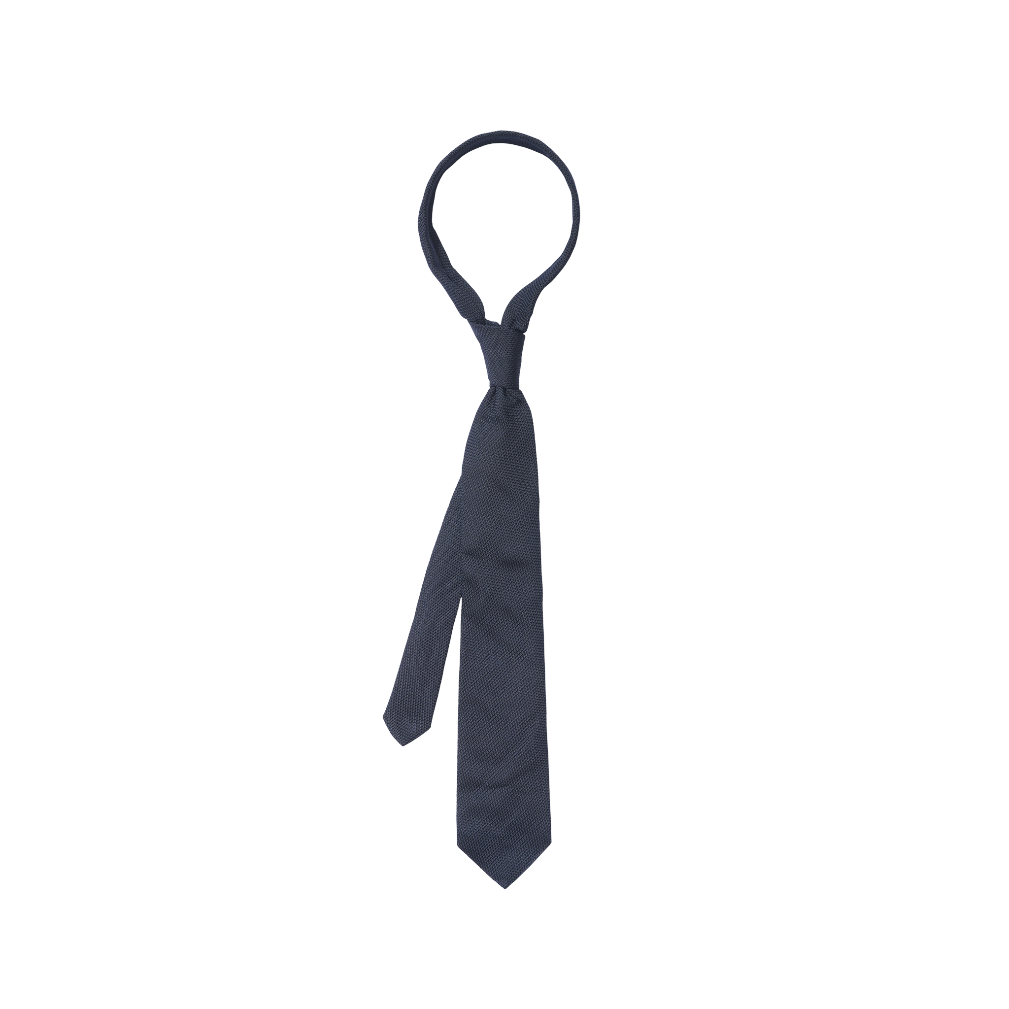 P Johnson Mid Blue Small Grenadine Tie