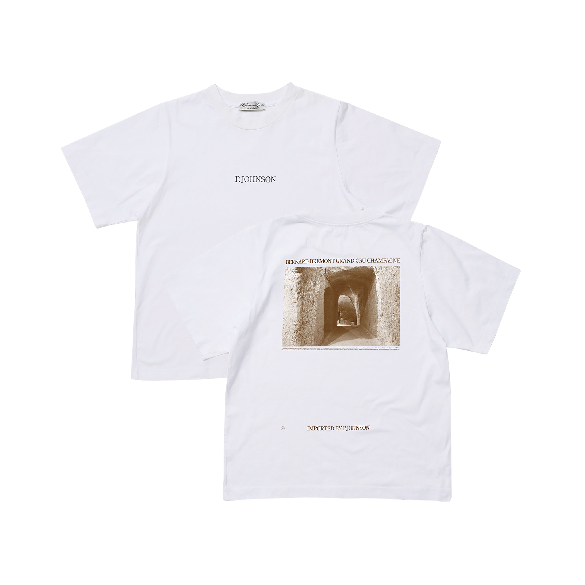 P Johnson Bernard Brémont Champagne Tee